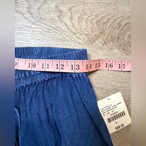 Elegant Blue A-Line Skirt - Picture 8 of 10